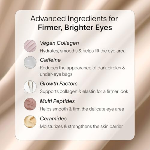 Solawave Lightboost Eye Cream Reduces Appearance Of Dark Circles Puffiness & Under Eye Bags Anti Aging Wrinkle Smoothing Brightening Hydrating & Collagen Support Enhances Red Light Therapy