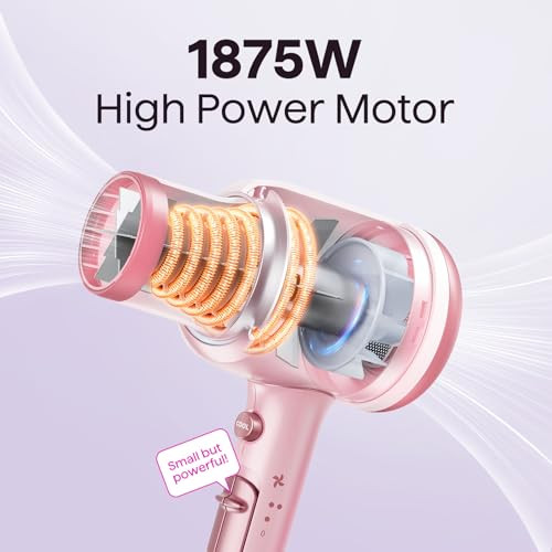 Wavytalk Blown Away Onic Hair Dryer Pink And 5 In 1 Curling Iron