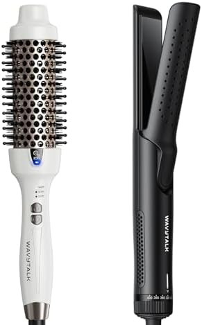 Wavytalk Blowout Express Ionic Thermal Brush White And Cool Curl Airflow Styler