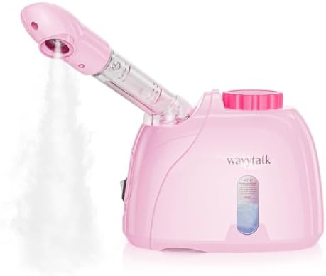Wavytalk Facial Steamerwarm Mist Face Steamer With 360Ã‚° Rotatable Sprayer Nozzle For Deep Cleaning Unclogs Poresportable Face Humidifier Skin Care For Home Facial Spa Sauna Salon