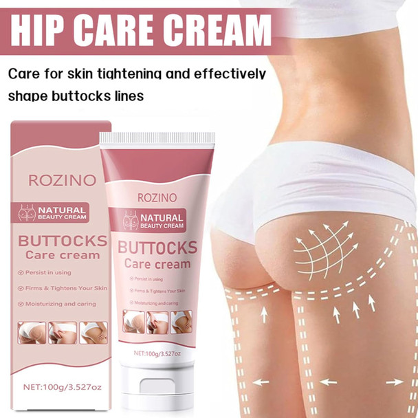 Xiaoks Natural Beauty Buttocks Care Cream 100G - Firm Tighten & Moisturize Buttocks Skin Enhance Skin Elasticity With Nourishing Formula For Smooth Supple Buttock (3.527Oz)