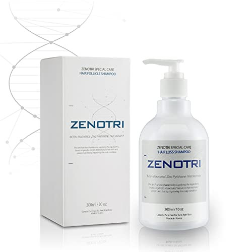 Zenotri Follicle Shampoo Hair Loss Zero With Copper Peptide Biotin Dexpanthenol Pyrithione Zinc/Genetic Hair Care Solution