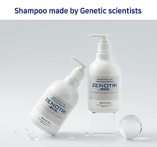 Zenotri Follicle Shampoo Hair Loss Zero With Copper Peptide Biotin Dexpanthenol Pyrithione Zinc/Genetic Hair Care Solution