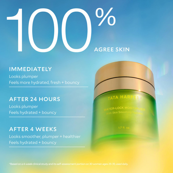 Tata Harper Water-Lock Moisturizer Lightweight Silicone-Free Hydrator 100% Natural Made Fresh in Vermont 1.7 Fl Oz