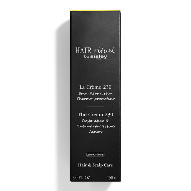 Hair Rituel by Sisley Paris The Cream 230 - Heat-Activated No-Rinse Formula - Detangles & Protects from Heat-Styling Tools Up to 450 Degrees - Smoothing Styling Leave-In Conditioner - 150 mL