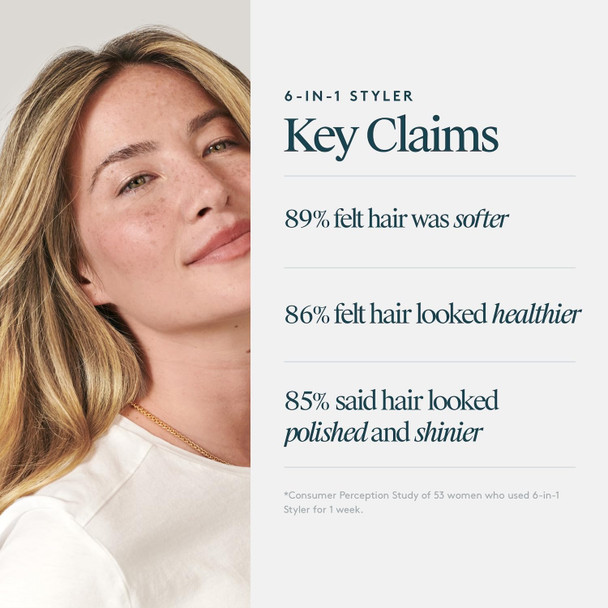 Virtue 6-in-1 Hair Styler Styling Cream with Heat Protection Safe for All Hair Types Color Safe 4 Fl Oz