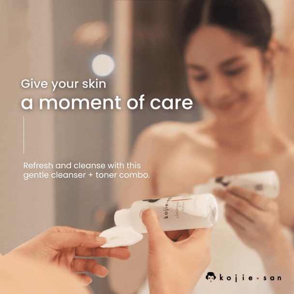Kojie San Dual Action Cleanser and Toner Deep Cleansing Toner Gentle Exfoliating and Helps Reduce Excess Oil - 100ml
