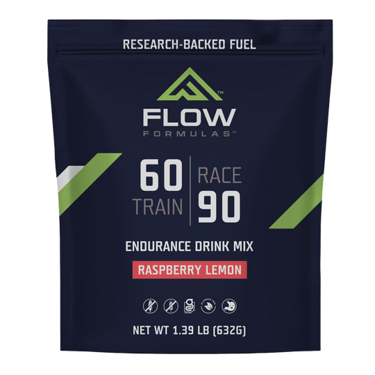 Flow Formulas Endurance Drink Mix (Non-Caffeinated) - Raspberry Lemon - 10 Servings