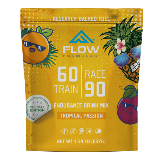 Flow Formulas Endurance Drink Mix (Non-Caffeinated) - Tropical Passion - 10 Servings