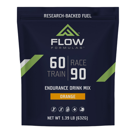 Flow Formulas Endurance Drink Mix (Non-Caffeinated) - Orange - 10 Servings