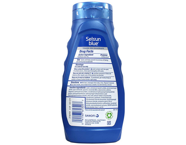 Selsun Blue Shampoo Dandruff For Fuller/Thicker Hair 11 Ounce (325ml) (2 Pack)