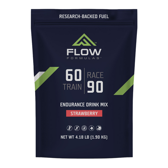 Flow Formulas Endurance Drink Mix (Non-Caffeinated) - Strawberry - 30 Servings