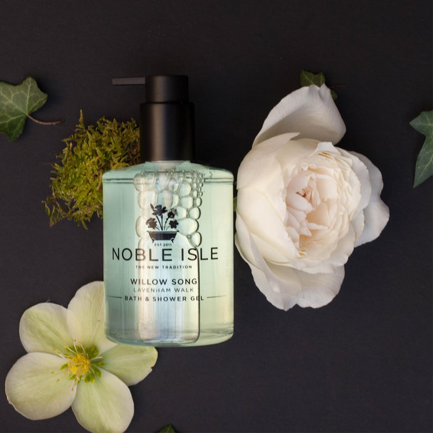 Noble Isle Willow Song Bath & Shower Gel | Luxury Body Wash for Women with Fine British Fragrance Oils | Vegan Body Wash & Paraben Free Body Wash (8.45 oz)