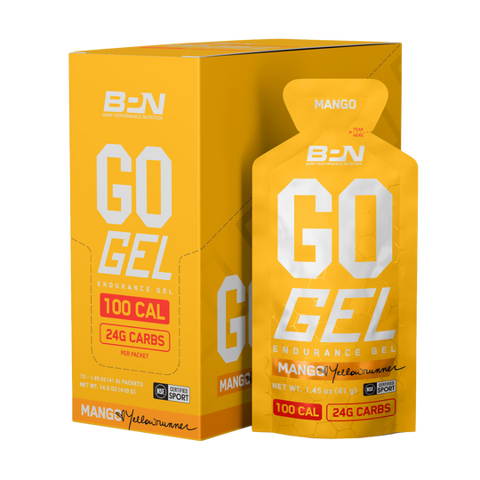 Bare Performance Nutrition Go Gel - Mango- Box of 10