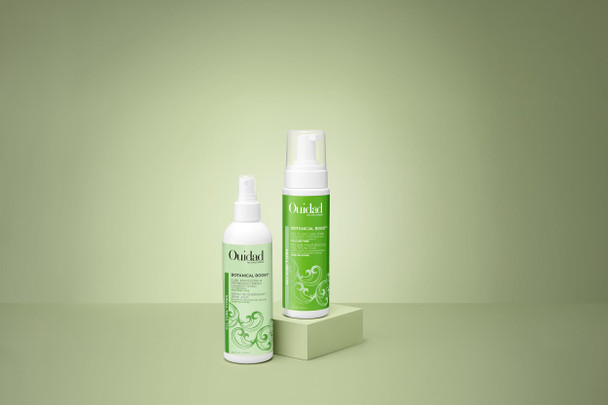 Ouidad Botanical Boost Multi-Use Mousse for Curly Hair 7 fl oz Lightweight Hair Styling Foam Curl Enhancer Restores Hydrates & Adds Shine No Silicone Sulfates & Parabens