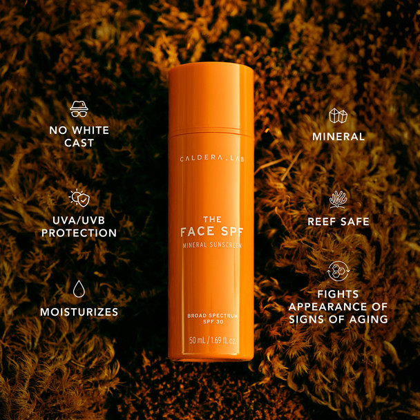 Caldera + Lab The Face SPF No White Cast Mineral Sun Screen with SPF 30