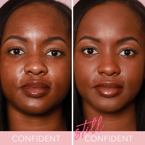 Doll 10 - Pink Power Pressed Setting Powder with Brush & Sponge – Brightening Compact Powder – Talc Free Blurring Powder for Face – Vegan Clean Beauty – Soft Matte Finish – 4 Month Supply