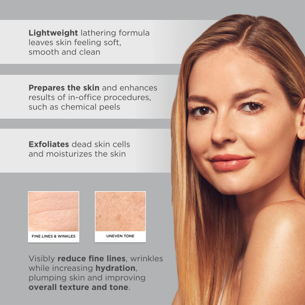 Glytone Mild Gel Exfoliating Cleanser Pure Glycolic Acid Face Wash for Moisturizing & Rejuvenating Skin Vegan & Fragrance-Free Face Exfoliator Scrub for All Skin Types 13.5 fl. Oz.