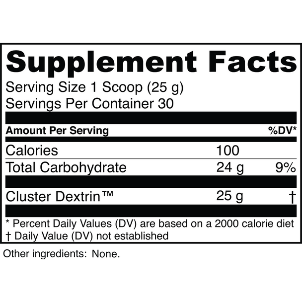 Transparent labs Cyclic Dextrin - Unflavored - 30 Servings