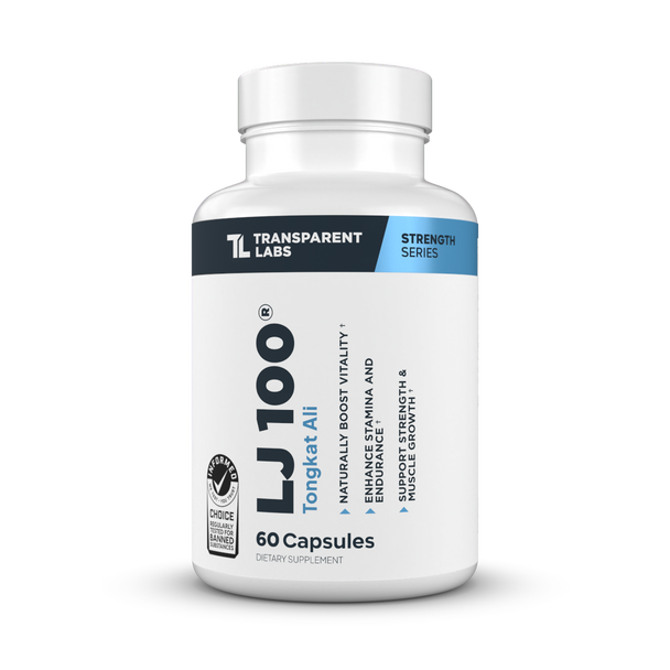 Transparent labs LJ100® - Tongkat Ali - 60 Capsules