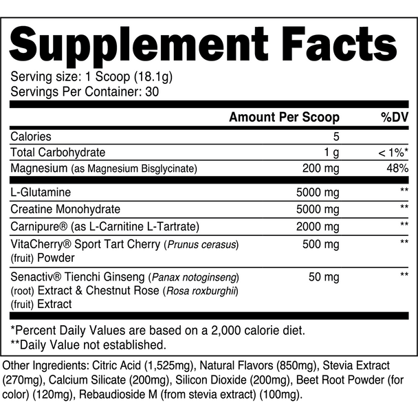 Transparent labs Post Workout - Strawberry Lemonade - 30 Servings