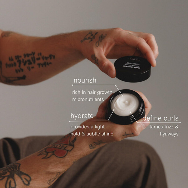 Jack Henry Hair Styling Cream for Men & Women - Light Hold Subtle Shine - Lightweight Formula to Tame Frizz & Flyaways - Works for All Hair Types