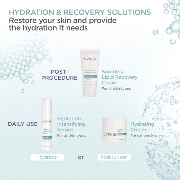 Glytone Soothing Lipid Recovery Cream | Face Moisturizer Hydrates Calms & Restores Skin Barrier with Camelina Oil Pro-Vitamin A & Shea Butter | Soothing Cream for Dry and Sensitive Skin - 2 fl oz