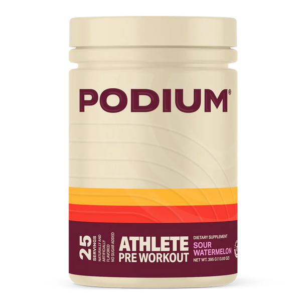 Podium Athlete Pre-Workout - Sour Watermelon - 398g / 25 Serving Tub