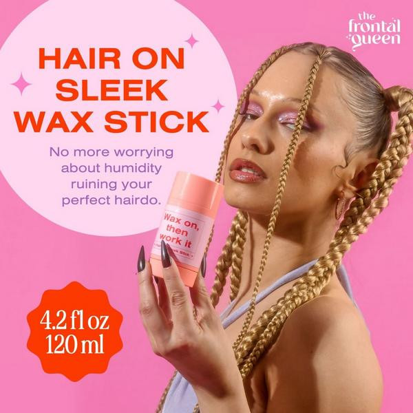The Frontal Queen Hair on Sleek Wax Stick