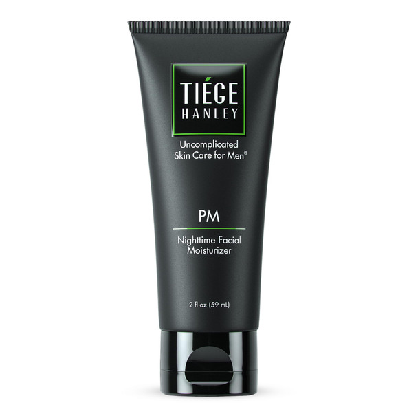 Tiege Hanley Face Moisturizer for Men Nighttime Facial Moisturizer With Collagen Hyaluronic Acid and Peptides Hydrating Overnight Face Cream Gentle on Sensitive Skin Men’s Skin Care 2.5 FL Oz