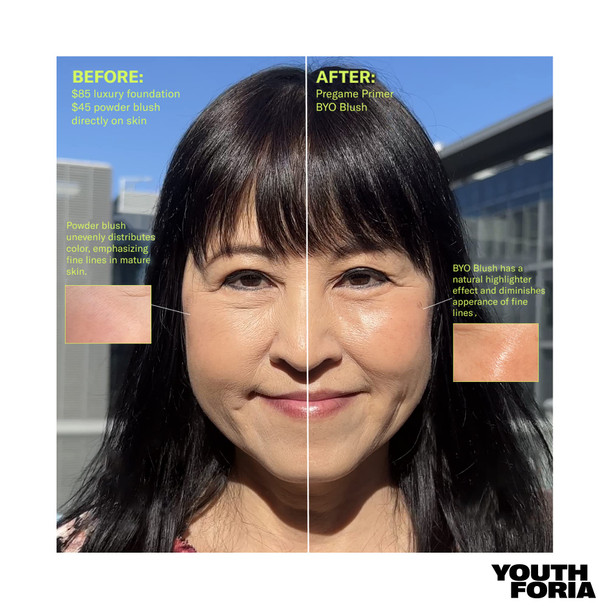 Youthforia BYO Blush Color Changing Blush Oil Reacts To Skin’s Natural pH For Your Instant Perfect Shade, Blendable Formula Vegan & Cruelty-Free