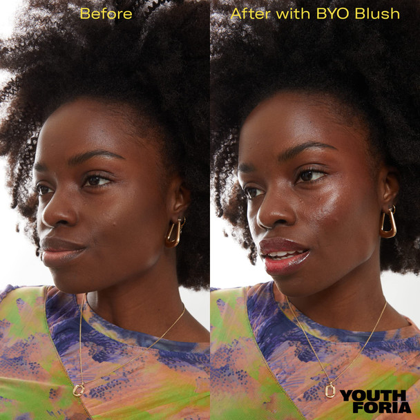 Youthforia BYO Blush Color Changing Blush Oil Reacts To Skin’s Natural pH For Your Instant Perfect Shade, Blendable Formula Vegan & Cruelty-Free
