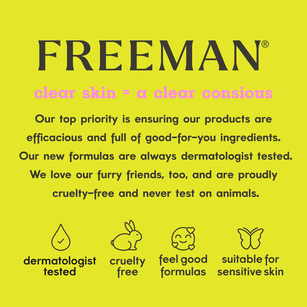 Freeman Exotic Blends Pore Clearing French Pink Clay Peel Off Facial Mask 6 fl.oz./175 mL Tube