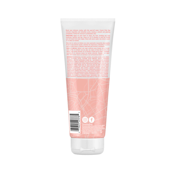 Freeman Exotic Blends Pore Clearing French Pink Clay Peel Off Facial Mask 6 fl.oz./175 mL Tube