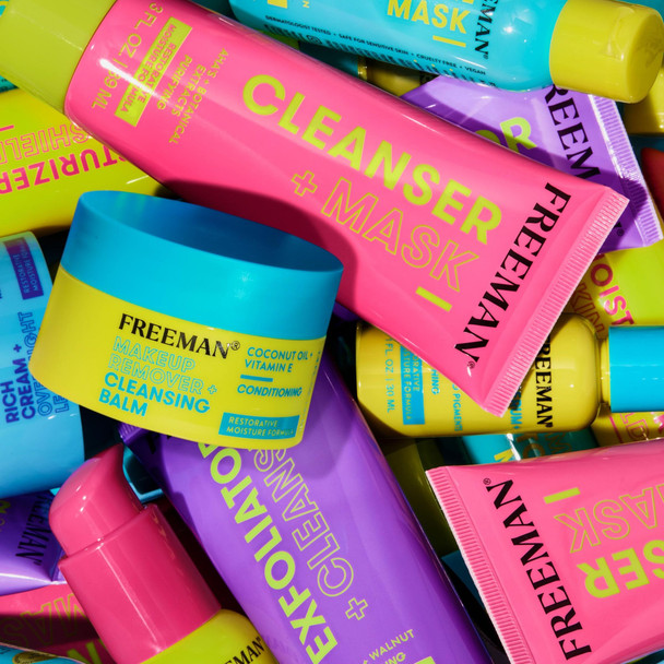 Freeman Glow Booster Serum + Makeup Primer Lightweight Hydrating Face Serum Face Primer For Long Lasting Makeup Infused With Vitamin C Brightens & Plumps Skin 1.0 fl.oz./ 50 mL Bottle