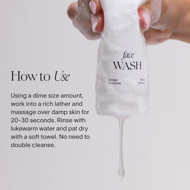 Doctor Rogers Face Wash Gentle Hydrating Daily Cleanser for Sensitive Dry & Combination Skin 5 Ounce (150 ml) Tube