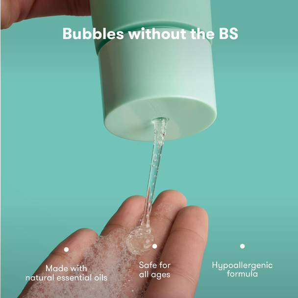 Frida Baby Eucalyptus Vapor Baby & Kids Bubble Bath + Body Wash Toddler & Baby Body Wash Dermatologically Tested Tear-Free Hypoallergenic Safe for Skin Super Sudsy 10oz