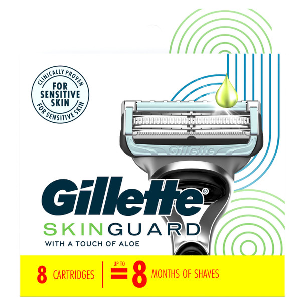 Gillette SkinGuard Men's Razor Blades 8 Blade Refills