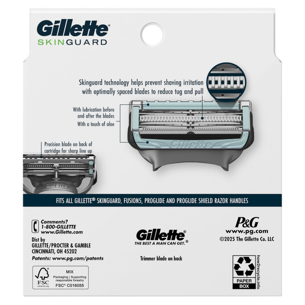 Gillette SkinGuard Men's Razor Blades 8 Blade Refills