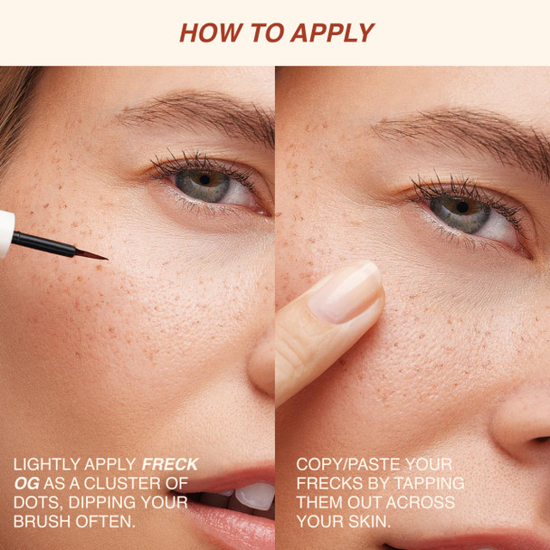 Freck Beauty The Original Freckle Pen Mini (Travel Size) Natural-Looking Buildable and Long-Lasting Faux Freckles with Clean Vegan Formula All Skin Tones (FRECK OG)