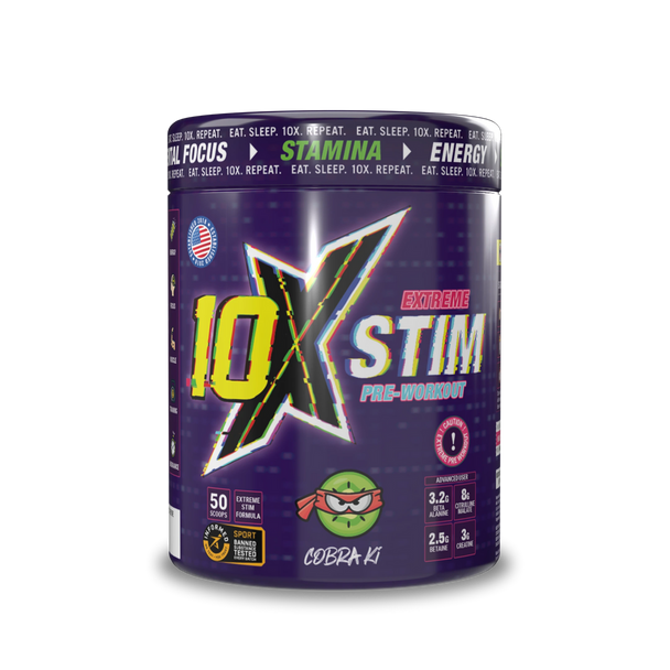 10X Athletic 10X STIM Pre-workout - Cobra Ki - 50 Servings