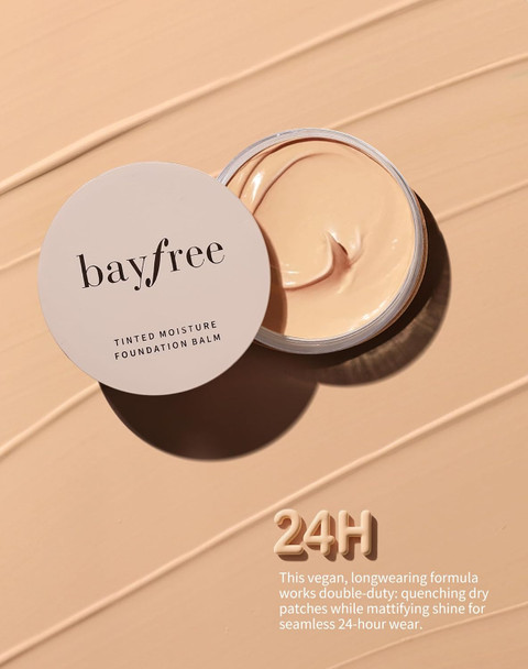 bayfree Tinted Moisture Foundation Balm - CREAMY FAWN