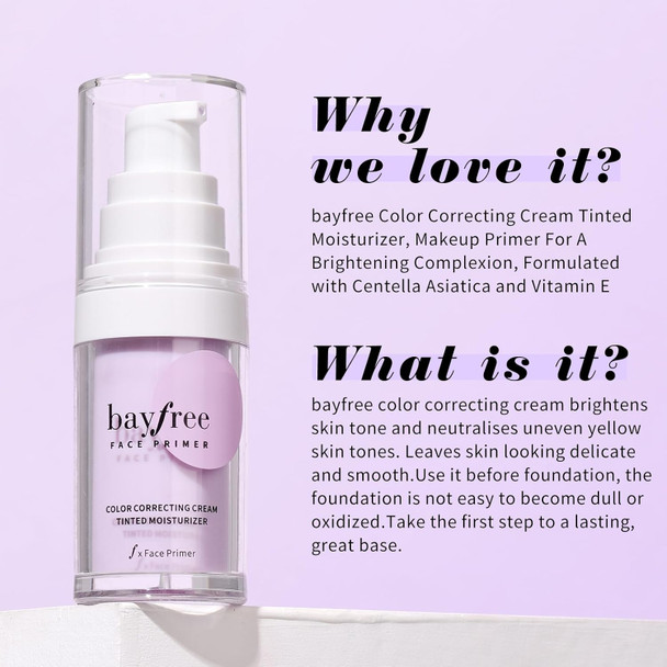 bayfree Color Correcting Cream Tinted Moisturizer - Purple