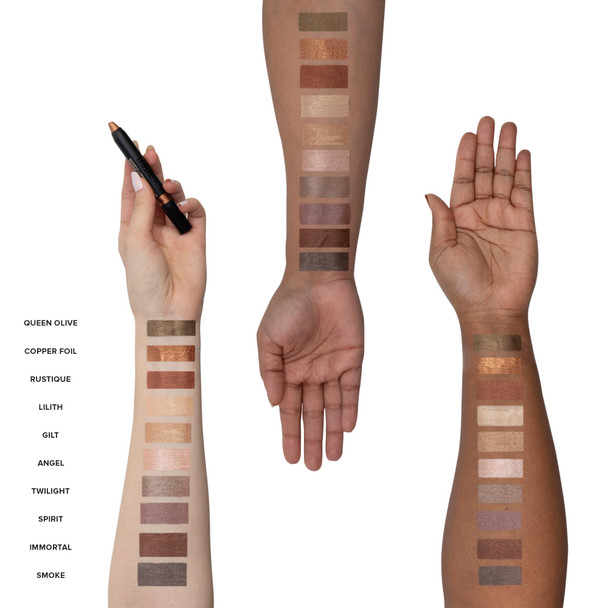 Nudestix Magnetic Luminous Eye Color – 4-in-1 Cream Eyeshadow Stick Eyeliner Primer & Highlighter | Long-Wear Waterproof Satin Finish | Vegan & Cruelty-Free Eye Makeup