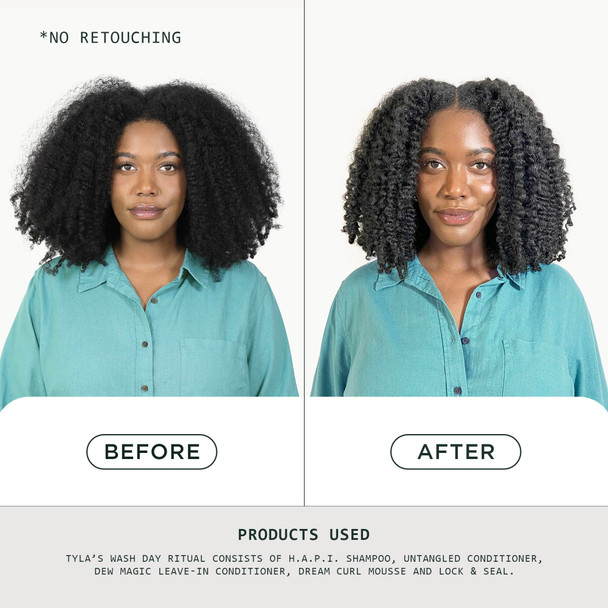 Sienna Naturals - Dew Magic Leave-In Conditioner - Anti Frizz - Lightweight Hydration - Strengthens Softens & Protects w/Baobab & Coconut Oil - Vegan - Great for Curly Hair - 11oz