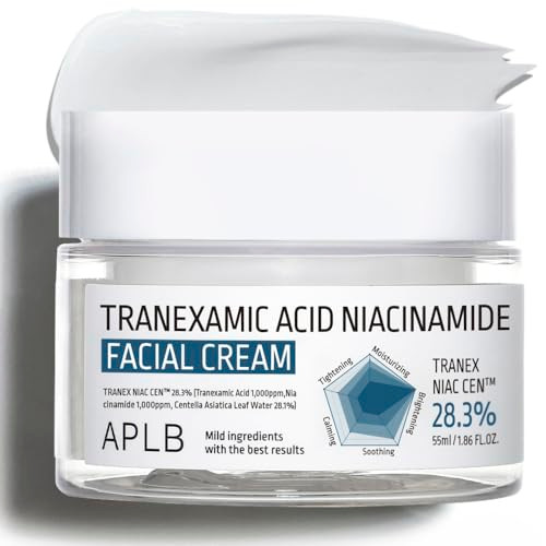 APLB Tranexamic Acid Niacinamide Facial Cream  TRANEX NIAC CEN 28.3% 1.86 FL.OZ/Korean Skincare Moisturizing Blemish care Helps with skin discoloration