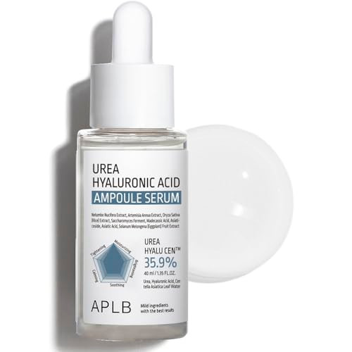 APLB Urea Hyaluronic Acid Ampoule Serum  UREA HYALU CEN 35.9% 1.35 FL.OZ/Korean Skincare Deep hydration Nourishing Dry skin Wrinkle care Revitalize for gentle and improve skin texture