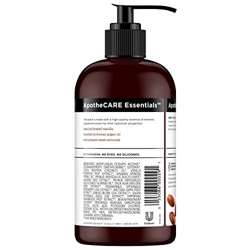 ApotheCARE Essentials The Replenisher Moisturizing Conditioner Vanilla Argan Oil Sweet Almond 12 oz