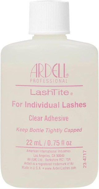 Ardell LashTite Lash Adhesive Dark Eyelash Glue for Individual Lashes - Long-Lasting Waterproof Lash Glue 0.75 oz