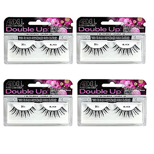 Ardell - False Eyelashes Double Up #206 Reusable Black (4-Pack)